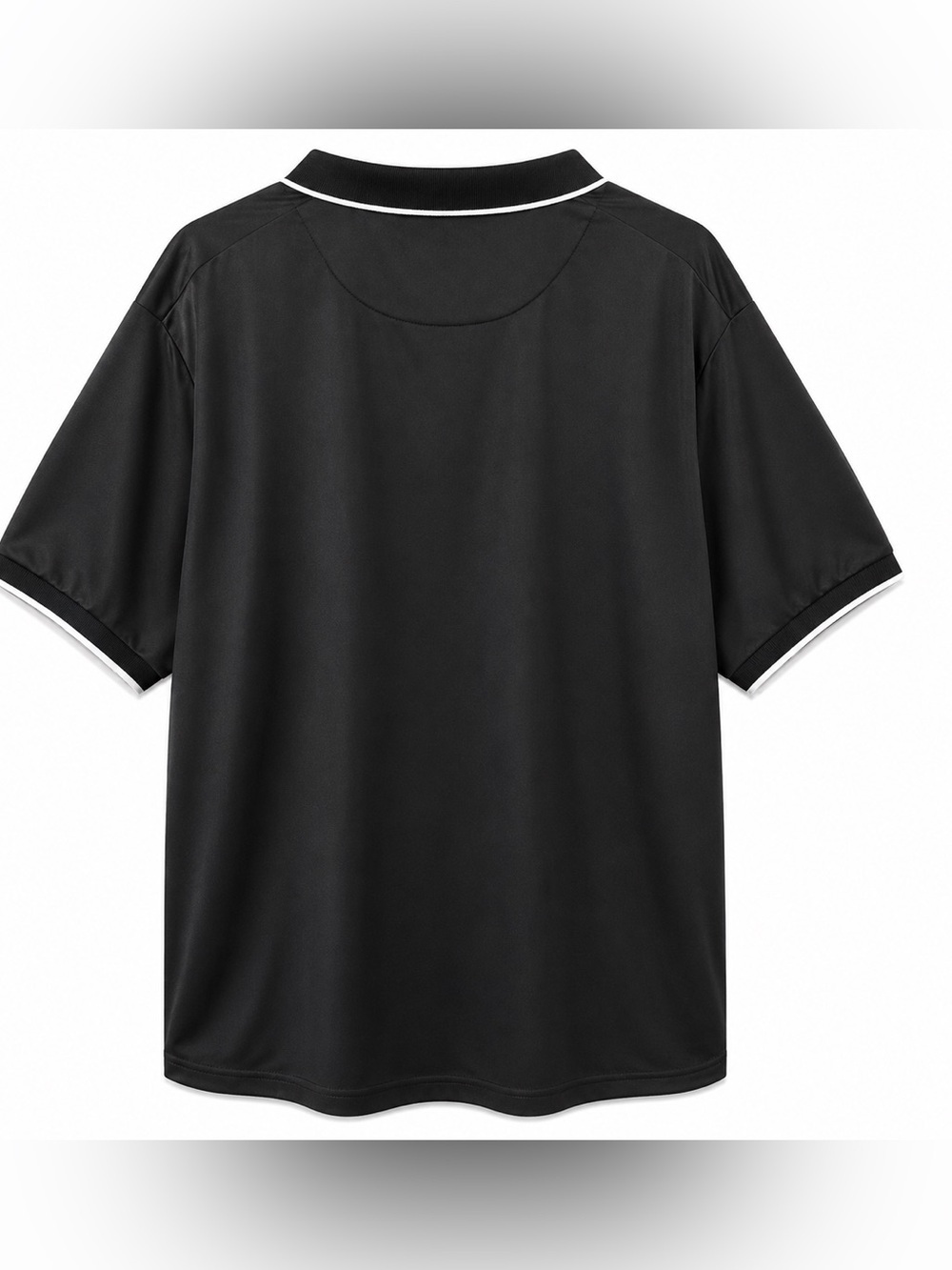 Kilburne & Finch Men’s Polo Shirt 3XL Black Performance Golf Casual Short Sleeve - Picture 2 of 3
